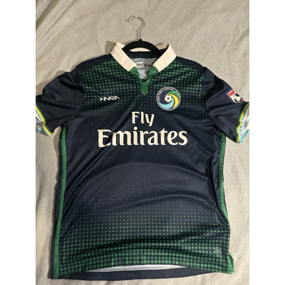 New York‎ Cosmos 2017 Home Jersey. Rare #14 Szetela Size Small